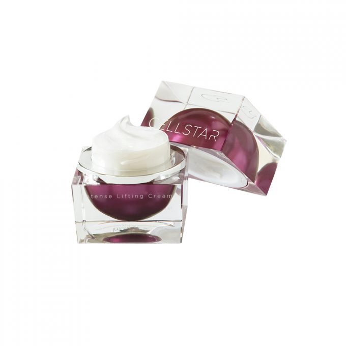 Produktfoto der geöffneten Cellstar Intense Lifting Cream gegen Falten und Pigmentstörungen